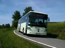 Dynamisches Bild einen stehenden Bus - den MB Intouro 2K3 9987 habe ich zwischen Milikov (Miltigau) und Podlesi (Markusgr�n) am 23. Mai 2011 gestoppt und augenommen.