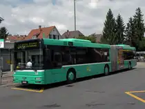 MAN Bus mit der Betriebsnummer 754 auf der Linie 34 in Bottmingen. Die Aufnahme stammt vom 04.06.2011.