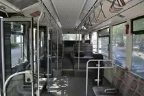 Innenansicht eines Mercedes O 530 Citaros Irvine der �stra. Foto vom 06.06.2011 an der Haltestelle Peiner Stra�e.