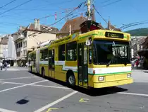 TN Neuch�tel - NAW Hess-Trolleybus Nr.115 unterwegs in der Stadt Neuch�tel am 18.05.2011
