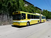 TN Neuch�tel - NAW Hess-Trolleybus Nr.120 unterwegs in der Stadt Neuch�tel am 18.05.2011