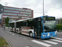 Der 20.000 Mercedes- Citaro den die Fa. Pflieger, B�blingen er  hielt.Auf der Linie 703 im Stadtverkehr nach Eichholz.