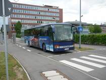 Ein Setra S 315 GT im Berufsverkehr in Sindelfingen. Am 20.05.2011.