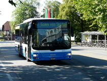 BSW - MAN Lion`s City Nr.331 SG 297511 bei den Bushaltestellen beim Bahnhof Buchs am 24.05.2011