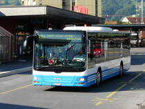BSW - MAN Lion`s City Nr.341 SG 297514 unterwegs fr`s Vaterland bei beim Bahnhof Sargan am 24.05.2011