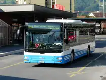 BSW - MAN Lion`s City Nr.341 SG 297514 unterwegs f�r`s Vaterland bei beim Bahnhof Sargan am 24.05.2011