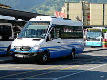 BSW - Mercedes Sprinter Nr.303 SG 327080 bei den Bushaltestellen beim Bahnhof Sargan am 24.05.2011