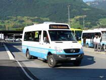 BSW - Mercedes Sprinter Nr.304 SG 341636 bei den Bushaltestellen beim Bahnhof Sargan am 24.05.2011