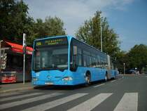MB Citaro G als Linie 206 auf der Endhaltestelle Dubrava.