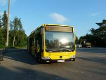 Der Hybrid Bus von Mercedes stand am 02.06.2011 an der Endhaltestelle am Fernsehturm und legte eine Pause ein.