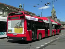 Volvo Bus mit der Betriebsnummer 808 auf der Linie 6B beim Bahnhof in Bern. Die Aufnahme stammt vom 18.05.2011.