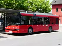 StadtBus Dornbirn - Solaris Urbino 10 Nr.3 DO.503 CY bei den Bushaltestellen vor dem Bahnhof in Dornbirn am 24.05.2011
