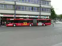 Ein Mercedes Benz Citaro des ESWE in Mainz Hbf am 14.06.11