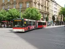 Ein MAN der MVG in Mainz Hbf am 14.06.11