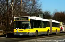 Gather 9260 (KR AF 155) war mal fr die Berliner Verkehrsbetriebe unterwegs mit der Nummer 2716 (B-V 2716).
Aufgenommen in Ratingen Lintorf, 29.1.2011.