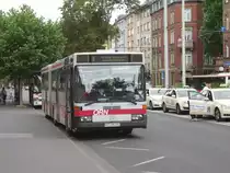 Ein Mercedes Benz O 407 der ORN in Mainz Hbf am 14.06.11