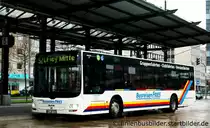 Busreisen Fries 411 (HA BF 411). 
Aufgenommen am HBF Hagen HBF, 12.2.2011.