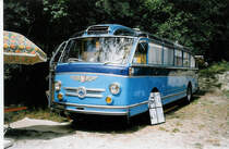 Aus dem Archiv: Gerster, Pont-de-la-Morge - VS 294 U - Saurer/Saurer (ex Theytaz, Sion) am 15. August 1998 in Schwarzwasserbr�cke, Wohnbus-Treffen