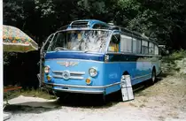 Aus dem Archiv: Gerster, Pont-de-la-Morge - VS 294 U - Saurer/Saurer (ex Theytaz, Sion) am 15. August 1998 in Schwarzwasserbrcke, Wohnbus-Treffen