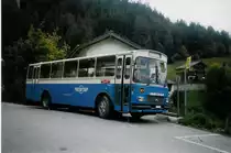 Aus dem Archiv: LLB Susten - Nr. 8/VS 38'008 - Saurer/Tscher am 12. Oktober 1994 in Albinen, Dorf