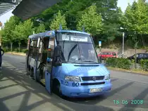 Auch der Wagen 60 VW/Kutsentis City 3 wurde jetzt ausgemustert.Der Wagen
wurde schon lange nicht mehr auf Linie eingesetzt.