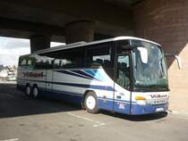 Ein Setra S 416 GT-HD der Fa. Vlkerl in Dresden Parkplatz am Elbufer