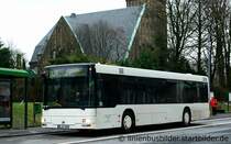 Klingenfu 70 (ME KL 7001). 
Der Bus wurde von SL/Nogesbuss Norwegen bernommen. 
Er hatte dort die Nummer 699. 
Aufgenommen in Velbert an der Christuskirche am 15.1.2011.