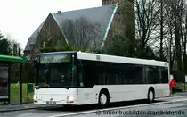 Klingenfu� 70 (ME KL 7001). 
Der Bus wurde von SL/Nogesbuss Norwegen �bernommen. 
Er hatte dort die Nummer 699. 
Aufgenommen in Velbert an der Christuskirche am 15.1.2011.