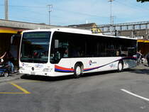 Regionalbus Lenzburg - Mercedes Citaro Nr.450  AG  7999 bei der Bushaltestelle beim Bahnhof Lenzburg am 23.05.2011