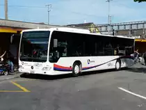 Regionalbus Lenzburg - Mercedes Citaro Nr.450  AG  7999 bei der Bushaltestelle beim Bahnhof Lenzburg am 23.05.2011