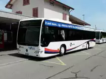 Regionalbus Lenzburg - Mercedes Citaro Nr.454  AG 16428 bei der Bushaltestelle beim Bahnhof M�genwil am 23.05.2011