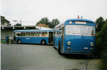 Aus dem Archiv: ZVB Zug - Nr. 113/ZG 41'813 - Saurer/Saurer (ex Nr. 13) am 3. Oktober 1998 in Rti, Sonnenplatz