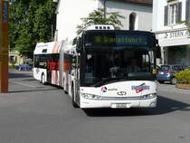 Regionalbus Lenzburg - Solaris Hybrid  Ne.466  AG 6407 unterwegs in der Stadt Lenzburg am 23.05.2011