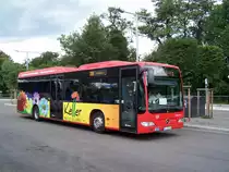 Citaro LE � mit Keller Werbung am ZOB Emmendingen am 24/06/11.