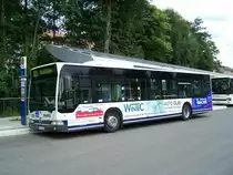 Citaro mit Werbung am ZOB Emmendingen am 24/06/11.