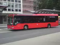 KO-MV 108 ist ein Mercedes-Benz O530 LE der RMV-Koblenz. Das Fahrzeug, Baujahr 2008, hatte schon zweimal einen Kurzeinsatz im Gro�raum Trier, ging aber nach 1 bis 2 Wochen direkt wieder nach Koblenz zur�ck. (Koblenz, 24.06.2011)