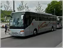 Setra S 416 GT-HD am Rheinufer in Koblenz am 24.06.2011.