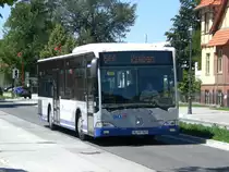 Mercedes-Benz O 530 I � (Citaro) auf der Linie 644 nach Wieben an der Haltestelle Beelitz Post.