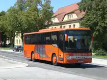 Setra S 400 auf der Linie 642 nach Buchholz Kirche an der Haltestelle Beelitz Post.