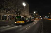 4143 als N5 am U Frankfurter Tor am 21.02.2011 04:11Uhr