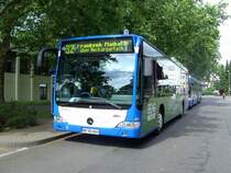 Citaro Facelift LE 3 Trer - Wagen 44 - HN-VB 6044 - Haltestelle: Horkheim Stauwehrhalle - Betrieb: Stadtwerke Heilbronn Verkehrsbetriebe (erstes Modell dieser Serie)