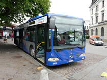 VZO - Mercedes Citaro Nr.72  ZH 675472 bei den Bushaltestellen beim Bahnhof in Wetzikon am 24.06.2011