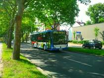 Citaro Facelift LE 3 Trer - Wagen 14 - HN-VB 6014 - Ort: Sdstrae; Kurz nach der Haltestelle Rosenberg - Betrieb: Stadtwerke Heilbronn Verkehrsbetriebe