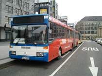 MB O 405 G - ehemalig Wagen 55 - HD-C 2520 - Haltestelle: Mannheim Hauptbahnhof - Verkehrt im 'Verkehrsverbund Rhein-Neckar'