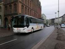 Ein Neoplan Bus, an der Markkirche in Hannover am 11.06.2011. Um welchen Bus es bei diesen genau Handelt wei ich nicht.