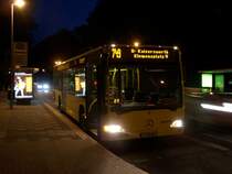 Citaro bei Nacht in D-Kaiserswerth