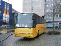 Volvo ,Dr�gm�ller,Reisebus verl�sst den Dortmunder Busbahnhof
(31.12.2007)
