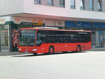 Mercedes-Benz O 530 II  (Citaro Facelift) auf der Linie 1 nach Frstenwalde Nord am Bahnhof Frstenwalde.