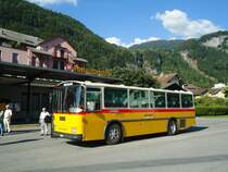 AVG Meiringen - Nr. 74/BE 607'481 - Saurer/R&J RH (ex P 24'357) am 3. Juli 2011 in Meiringen, Postautostation