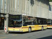 STI Thun - Nr. 117/BE 700'117 - MAN am 9. Juli 2011 in Thun, Marktgasse prov. Haltestelle